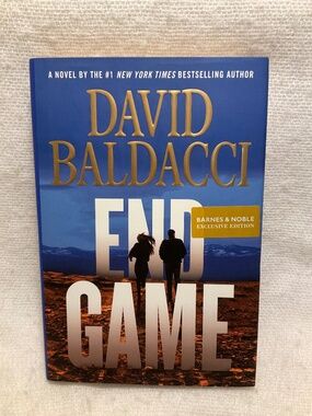 End Game by David Baldacci (2017 Hardcover) Barnes and Noble Exclusive Edition